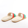 Gucci Interlocking G Rubber Sandals in Ivory 655265, Size 44 EU Secondhand