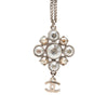 Chanel CC Brass Strass Pendant Necklace Secondhand