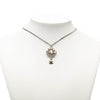 Chanel CC Brass Strass Pendant Necklace Secondhand