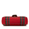 Secondhand Gucci Small GG Marmont Houndstooth Tweed Flap Crossbody