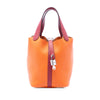 Hermès Bicolor Clemence and Swift Picotin Lock 18 Secondhand