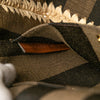 Secondhand Fendi Pequin Gingham Canvas And Raffia Baguette Satchel