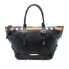 Burberry Small House Check Trimmed Leather Salisbury Tote Secondhand