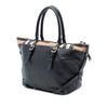 Burberry Small House Check Trimmed Leather Salisbury Tote Secondhand