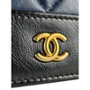 Secondhand Chanel Bicolor Quilted Aged Calfskin Gabrielle Wallet On Chain