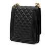 Chanel Quilted Lambskin North South Boy Flap Secondhand