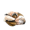 Chanel CC Metallic Canvas Camellia Brooch Secondhand