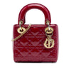 Dior Mini Patent Cannage Lady Dior Secondhand