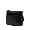 Bottega Veneta Nappa Intrecciato Trimmed Canvas Messenger Bag Secondhand
