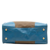 Prada Saffiano Trimmed Canvas Canapa Logo Double Zip Satchel Secondhand