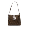 Fendi Zucca Canvas Shoulder Bag Secondhand