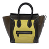 Celine Mini Tricolor Nubuck and Smooth Calfskin Luggage Tote Secondhand