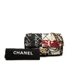 Chanel Mini Rectangular Printed Nylon and Jersey Patchwork Single Flap Secondhand