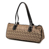 Fendi Zucchino Canvas Handbag Secondhand