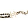 Chanel Gold Plated and Lambskin Camellia Chain Belt Secondhand