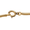 Chanel Gold Plated Lion Motif Medallion Pendant Necklace Secondhand