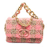 Chanel Small Quilted Wool Tweed Elegant Chain Flap Secondhand