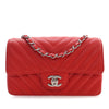 Chanel Mini Rectangular Classic Chevron Caviar Single Flap Secondhand