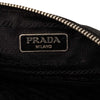 Prada Saffiano Trimmed Tessuto Robot Pouch Secondhand