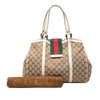 Gucci GG Canvas Web New Ladies Tote Secondhand