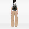 Saint Laurent Leather Prairie Floral Printed Festival Backpack Secondhand