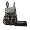 Saint Laurent Leather Prairie Floral Printed Festival Backpack Secondhand