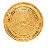 Chanel Gold Plated 31 Rue Cambon Medallion Pin Brooch Secondhand