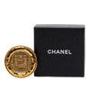 Chanel Gold Plated 31 Rue Cambon Medallion Pin Brooch Secondhand