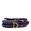 Dior Oblique Embroidered Velvet Saddle Bag Secondhand