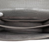 Secondhand Saint Laurent Large Croc Embossed Leather Monogram Sunset Crossbody