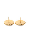 Chanel Enamel Camellia CC Stud Push Back Earrings Secondhand