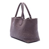 Bottega Veneta Limited Edition Medium Lambskin Intreccio Cabat Tote Secondhand