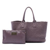 Secondhand Bottega Veneta Limited Edition Medium Lambskin Intreccio Cabat Tote