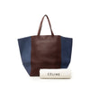 Celine Large Bicolor Suede and Calfskin Phantom Cabas Tote Secondhand