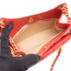 Chanel Small Shiny Crumpled Calfskin Wavy CC Hobo Secondhand