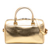 Saint Laurent Baby Metallic Leather Classic Duffle Satchel Secondhand