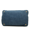 Prada Denim Canapa Logo Tote Secondhand