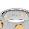 Gucci Stainless Steel and Yellow Gold Plated Combi Ring Secondhand