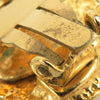 Secondhand Chanel CC Gold Plated Round Clip on Earrings