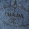 Prada Denim Canapa Logo Tote Secondhand