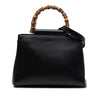 Gucci Small Leather Bamboo Nymphaea Satchel Secondhand