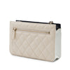 Chanel CC Tricolor Quilted Goatskin Multi Pocket Wallet On Chain Secondhand
