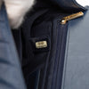 Chanel CC Chevron Aged Calfskin Top Handle Flap Secondhand