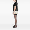 Miu Miu Goatskin Madras Push Lock Top Handle Satchel Secondhand