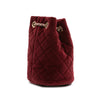 Chanel Mini Velvet Crystal Pearl Crush Bucket Bag Secondhand