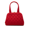 Chanel CC Quilted Jersey Frame Handbag Secondhand