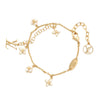 Louis Vuitton Gold Plated LV Floragram Bracelet Secondhand