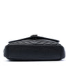 Saint Laurent Medium Chevron Sheepskin Monogram College Satchel Secondhand
