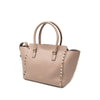 Valentino Small Leather Rockstud Double Handle Tote Secondhand