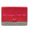 Gucci GG Supreme No Longer Not Yet Clutch Secondhand